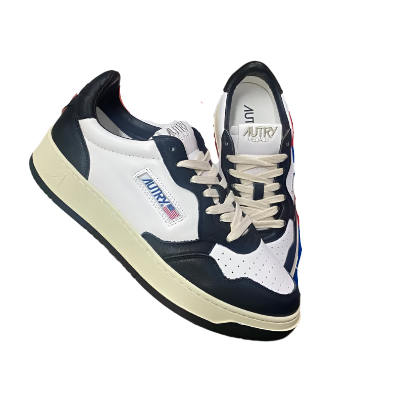 Autry Medalist Low - Black & White