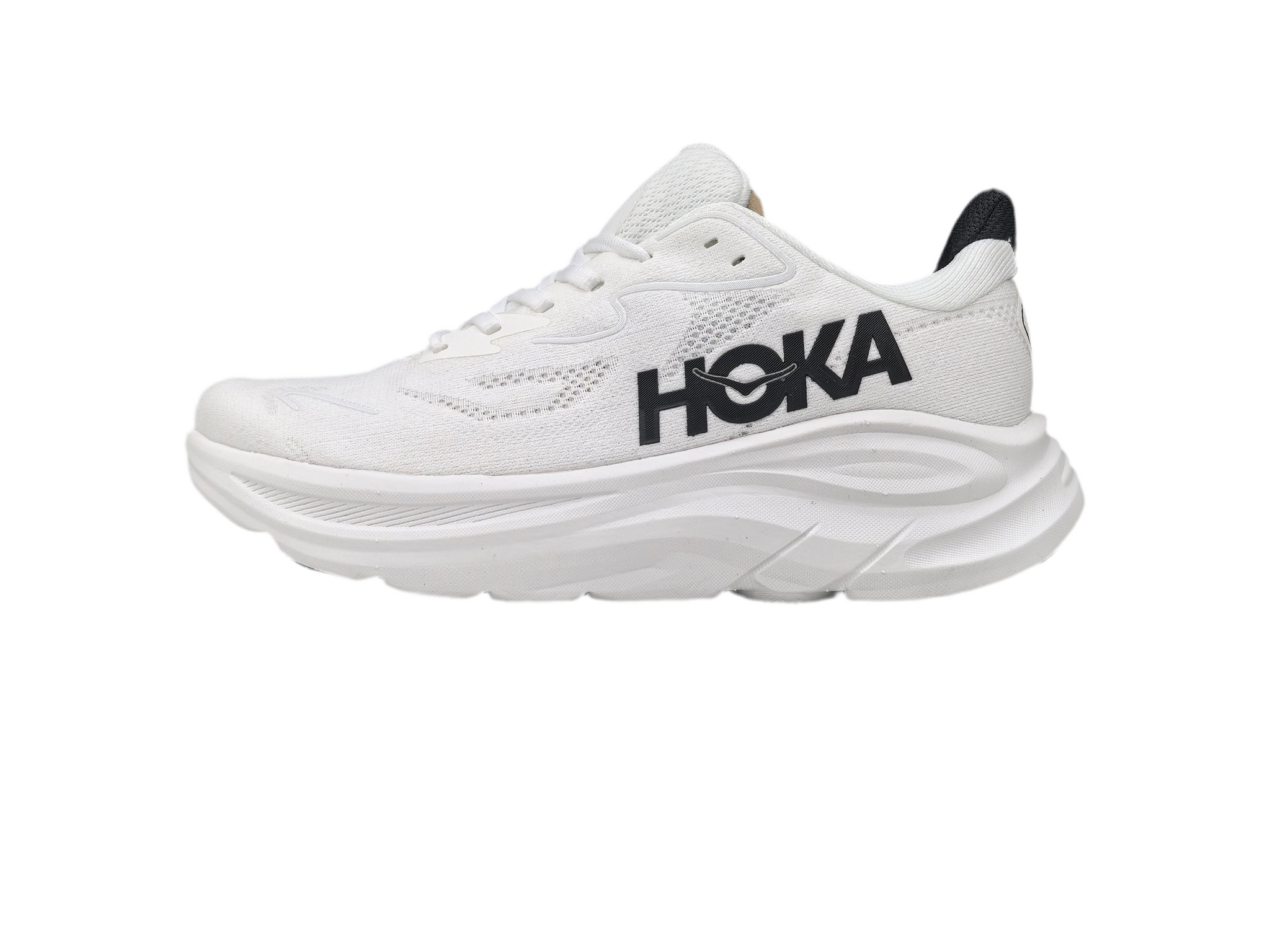 Hoka Bondi 9 White & Black