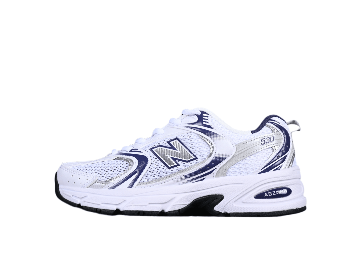 New Balance 530 White & Silver & Blue