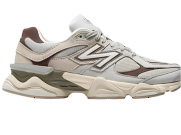 New Balance 9060 Light Gray And Light Olive
