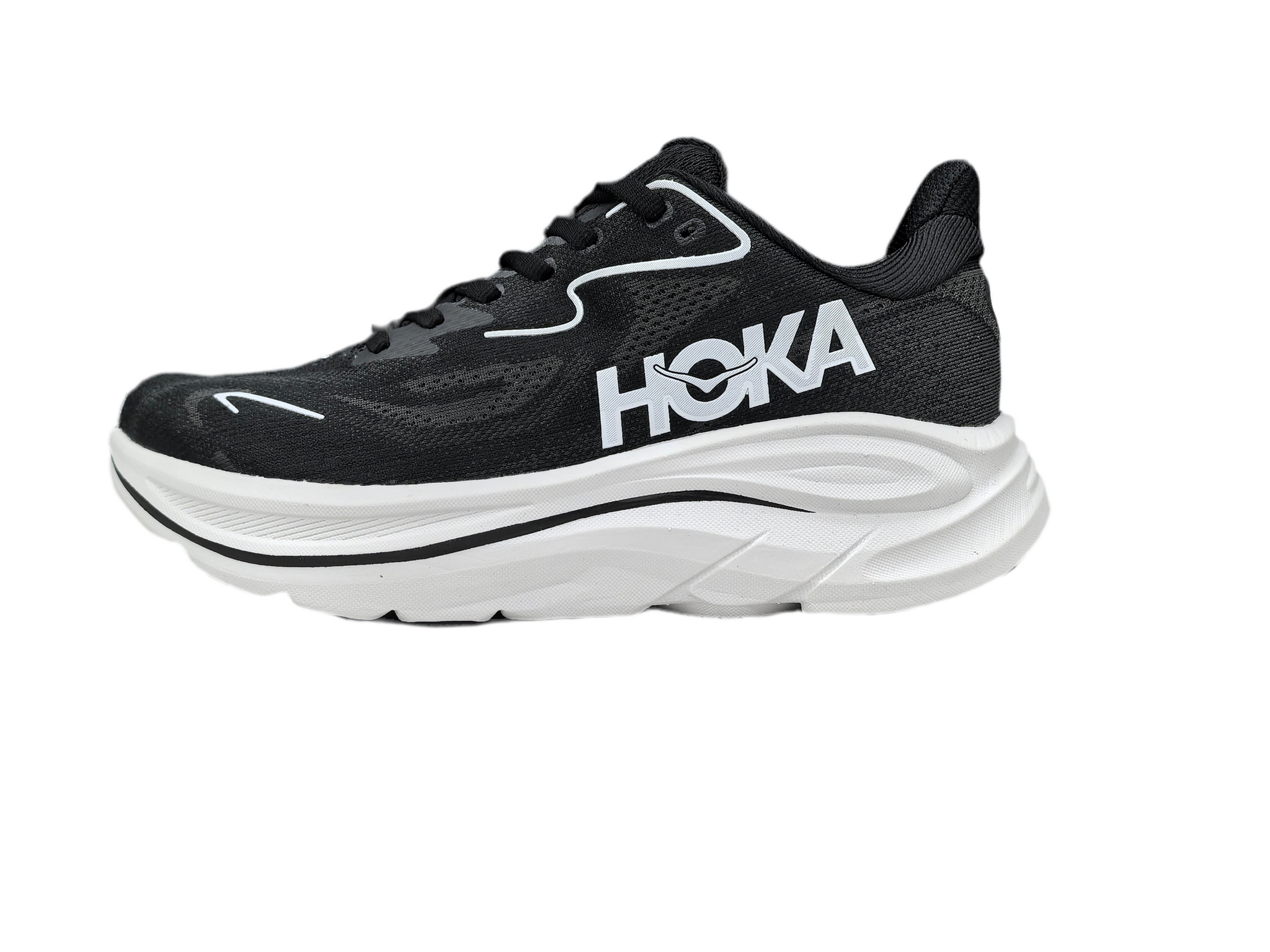 Hoka Clifton 10 Black & White