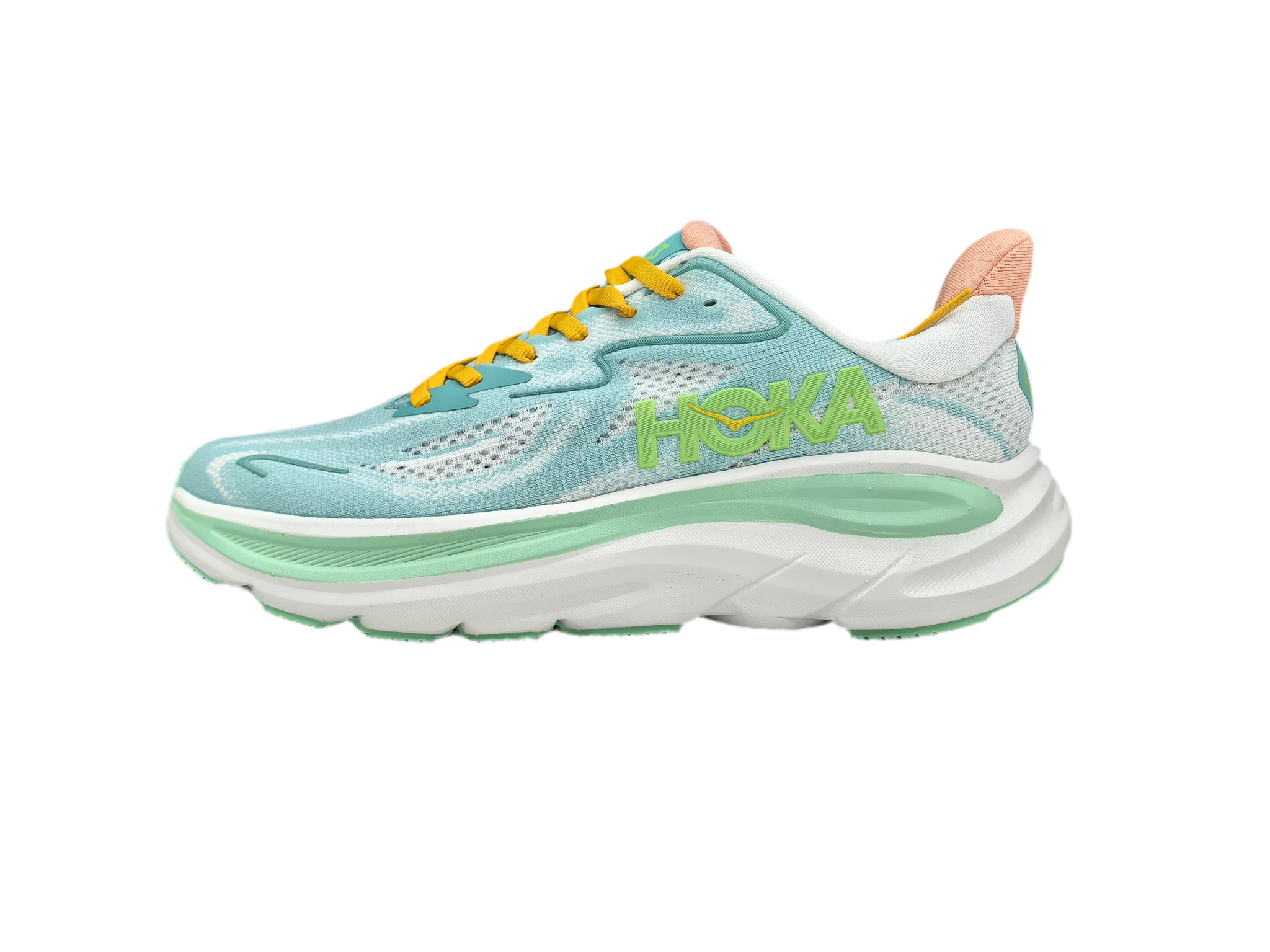 Hoka Bondi 9 Green & Blue
